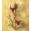 Accent Plus Red Calla Lily Wall Candle Holder