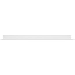 Hangman L-48-W No-Stud Floating Shelf (White Powder Coat; 48-In.)