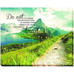 Advantus Leave A Trail 22 x 28 Inches Canvas Motivational Print Multi-Colored